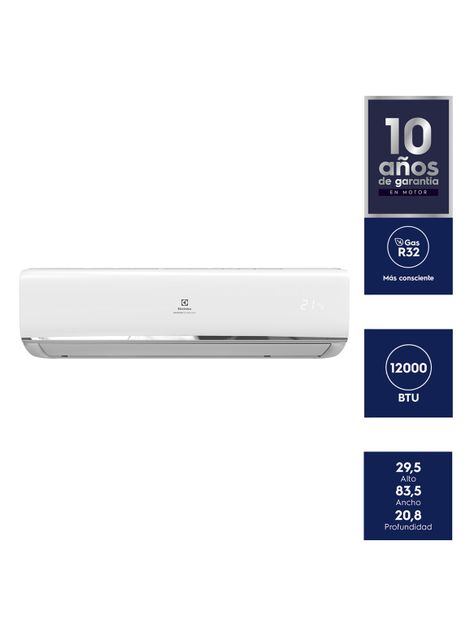 Aire Acondicionado Split Inverter Frío/Calor 12000 BTU EAIX12G5MABXW-2