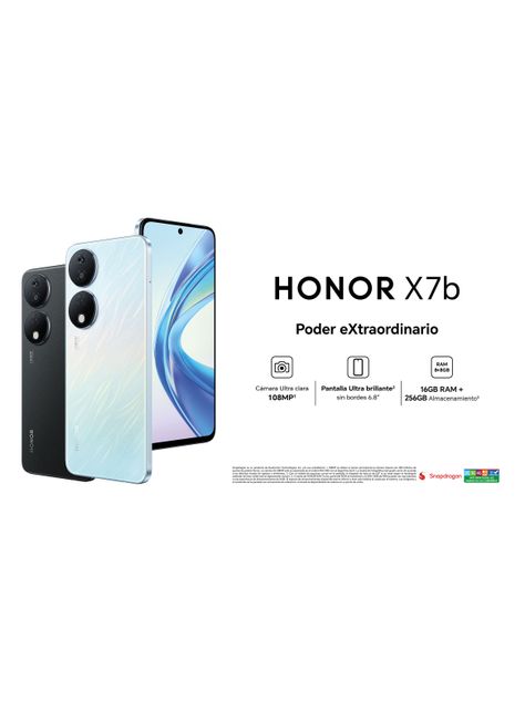 Smartphone X7b 8+256GB 6.8" 90Hz Silver Liberado-4