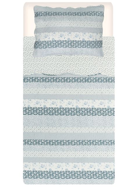 Quilt 1.5 Plazas Ruffles Flor-3