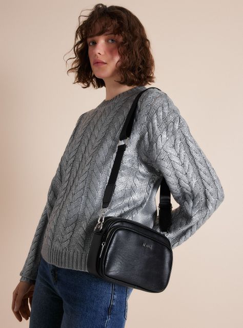 Cartera Crossbody con Bolsillos-0