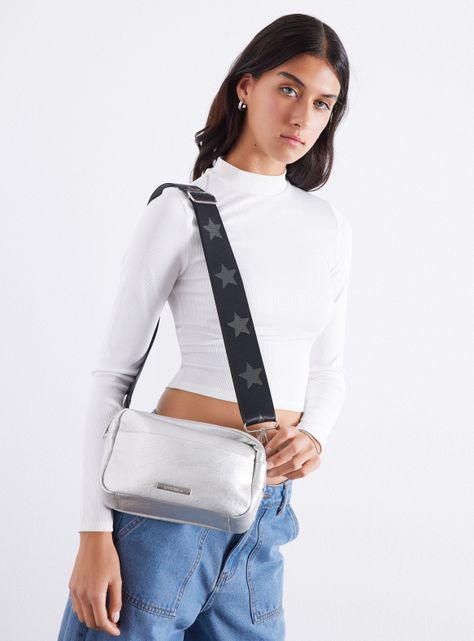 Cartera Bandolera con Bolsillo Frontal-0