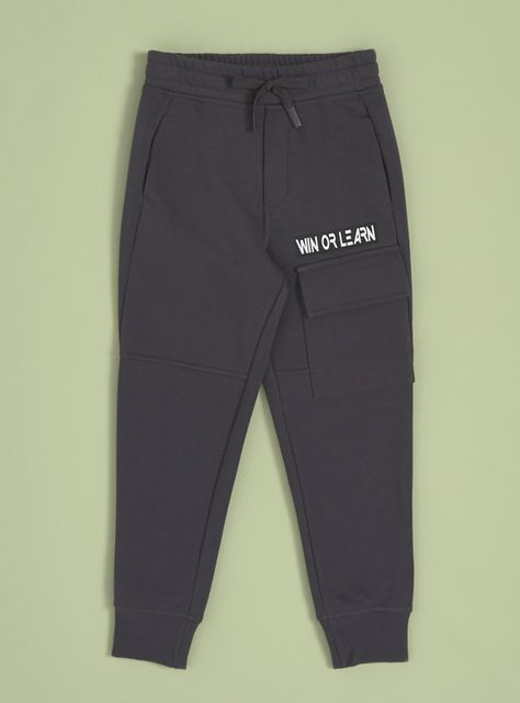 Pantalón Fleece Bolsillo Cargo-2