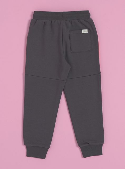 Pantalón Fleece Cortes Bicolor-3