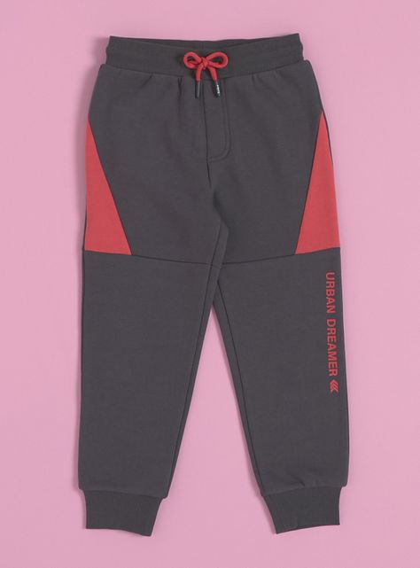 Pantalón Fleece Cortes Bicolor-2