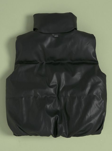Chaqueta Pu Sin Mangas-3