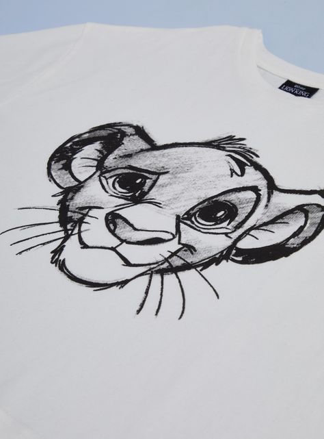 Polera Manga Corta Estampada Simba Disney-4
