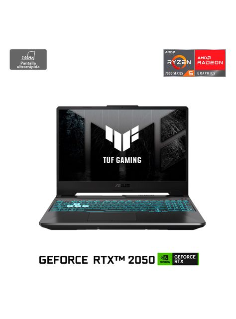 Notebook TUF Gaming A15 FA506 AMD Ryzen 5 NVIDIA GeForce RTX 2050 8GB RAM 512GB SSD 15.6" FHD 144Hz-1