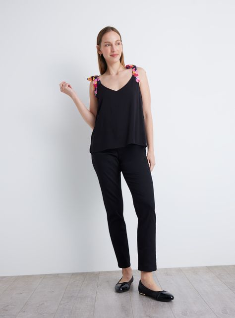 Blusa Con Tirantes Estampados-4