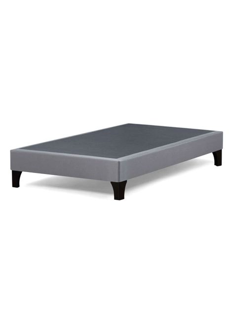 Base 1 Plaza 90x200 cm Gris Claro-0