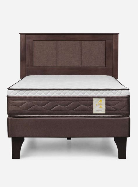 Cama Europea New style 4 Plus 1 Plaza + Respaldo Rachel-1