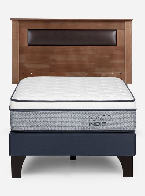 Cama Europea Indie 1 Plaza + Respaldo Ferrara-1