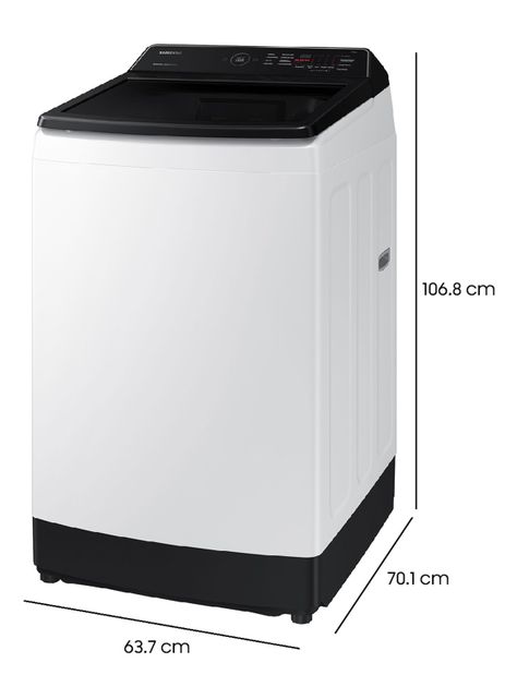 Lavadora Carga Superior 17 Kg EcoBubble WA17CG6441BWZS-1
