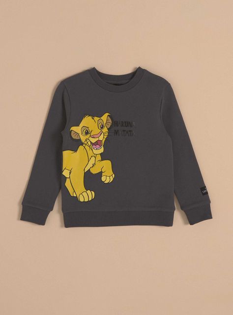 Polerón Cerrado Niño Simba Rey León Disney-2