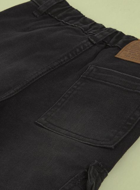 Jeans Bolsillos Diseño Cargo-3