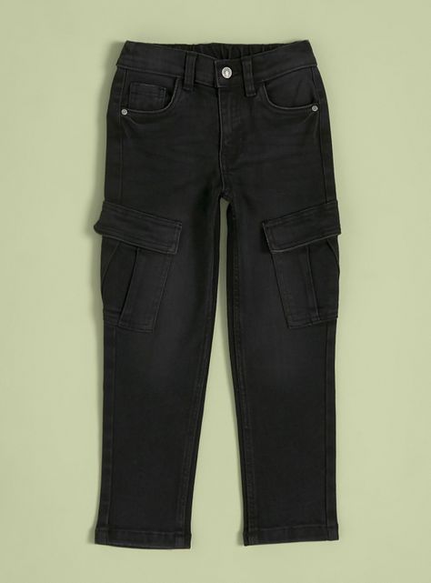 Jeans Bolsillos Diseño Cargo-2