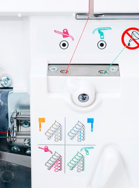 Máquina de Coser Overlock AirThread 2000D-7