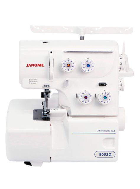 Máquina de Coser Easy Jeans Plus + Máquina Overlock 8002D-4