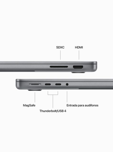Apple MacBook Pro 14 Chip M3 Gris Espacial-7