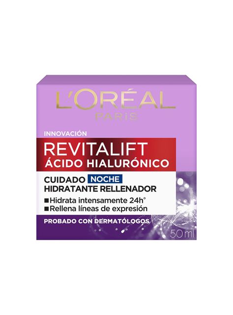 Crema Dermo Expertise L'Oréal Paris Revitalift Acido Hialuronico Noche 50 ml-2