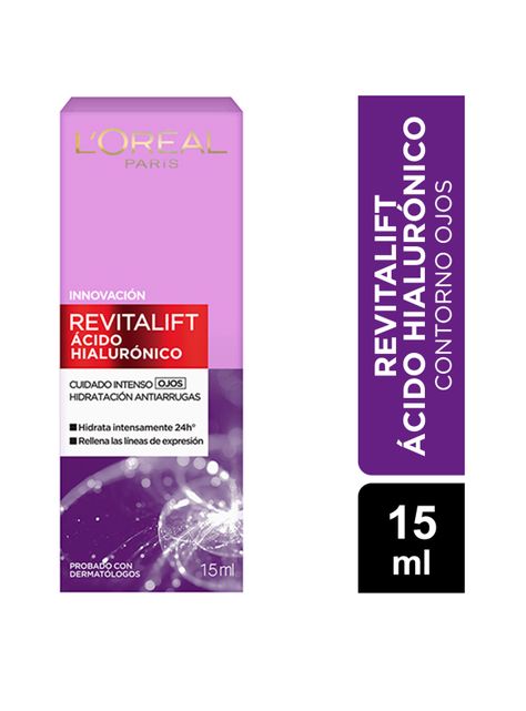 Crema Dermo Expertise L'Oréal Paris Revitalift Acido Hialuronico Ojos 15 ml-1