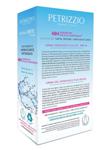 Estuche Petrizzio Cremas Hidratantes Hidrashock Día-Noche 100 g-1