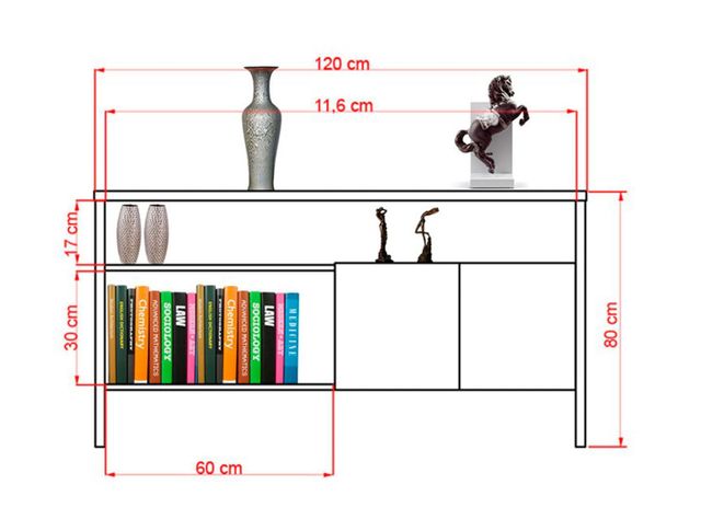 Combo Living Classic Estante 55'' + Arrimo-3