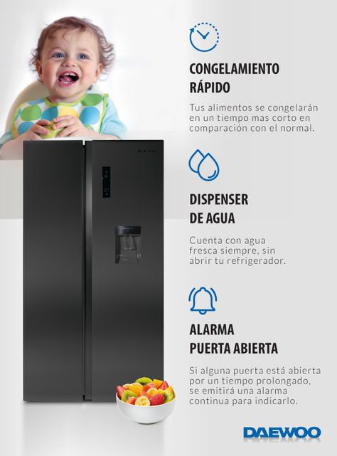 Refrigerador Side by Side No Frost 559 Litros DRSS630NFIWDCL-2
