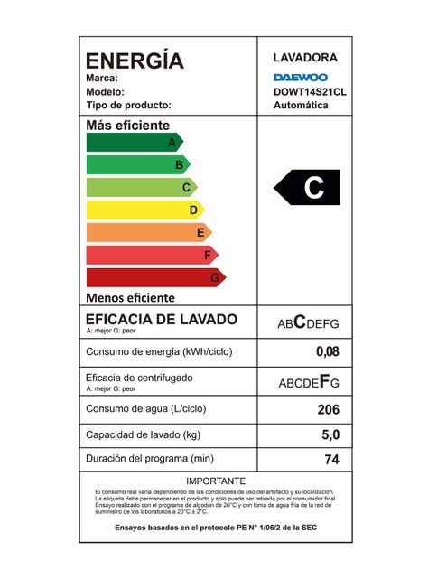 Lavadora Carga Superior 14 Kg DOWT14S21CL Silver-3