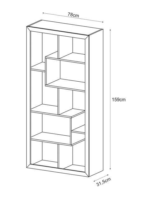 Estante E1712 MDP-1