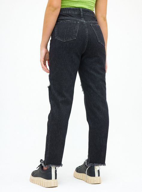 Jeans Básico Rotura-1