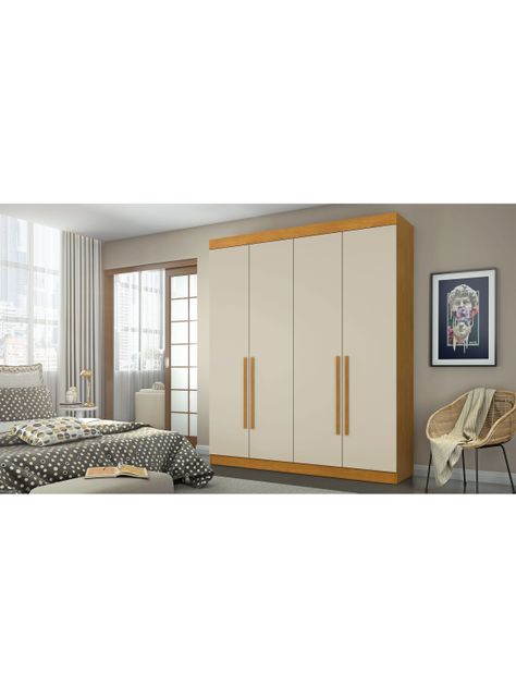 Closet 4 Puertas Itagua Almendra-3