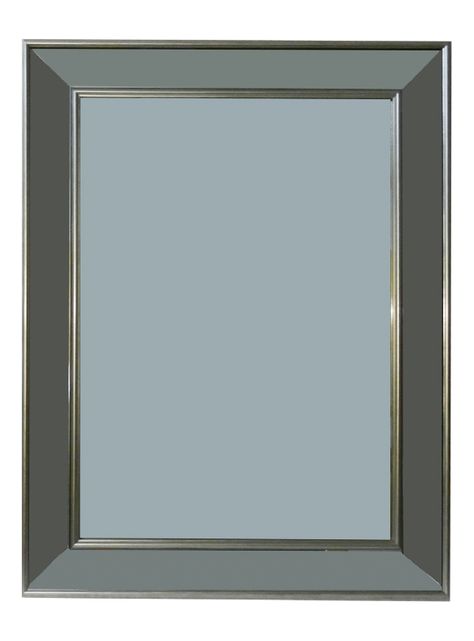 Espejo Borde Plateado 45 x 60 cm-0