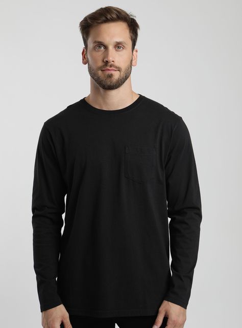 Polera Bolsillo Algodón Orgánico-0
