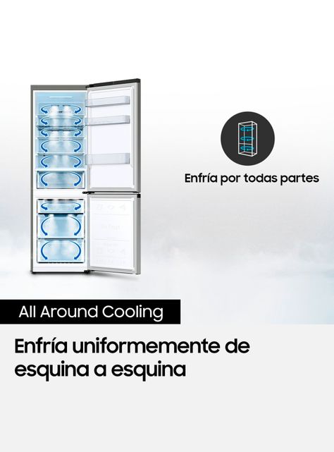 Refrigerador Bottom Mount Freezer 328 Litros No Frost RB33J3230SA/ZS-5