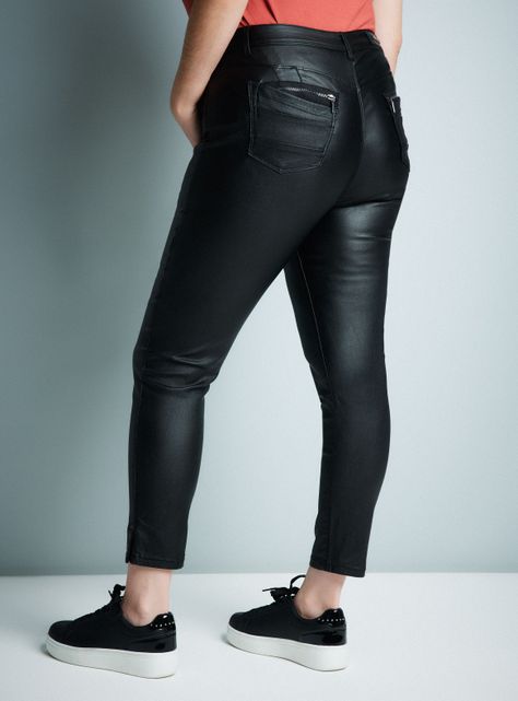 Jeans Engomado Bolsillo Trasero con Cierre-7