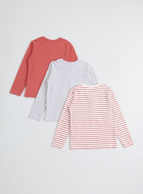Polera Tripack Manga Niño-1