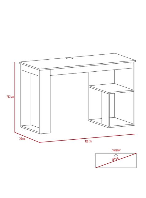 Escritorio Astana 73.5 x 50 x 120 cm-1