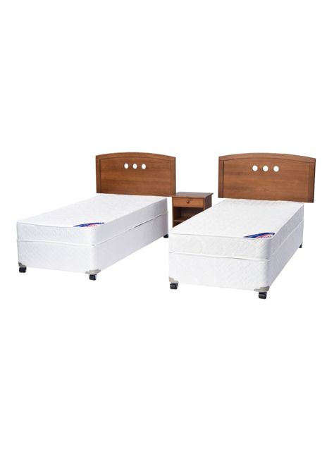 Dúplex Cama Americana Spring III 1 Plaza + Muebles Juvenil-0