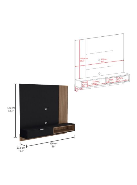 Mueble para TV 58" Funes-1