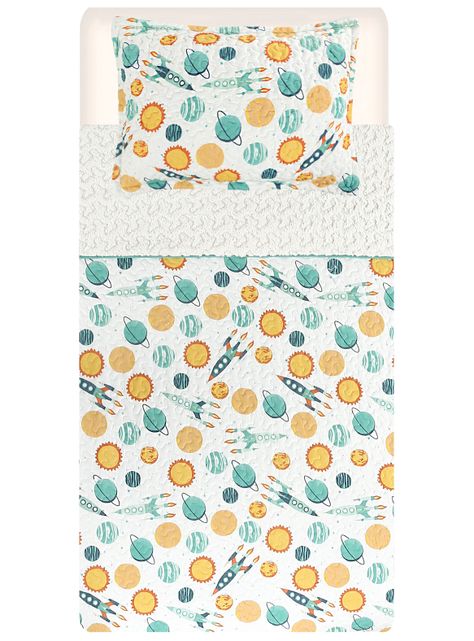 Quilt Infantil Sherpa 1.5 Plazas Diseño 2-3