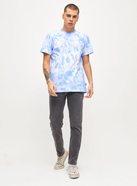 Jeans Casual Skinny Fit Gris-3