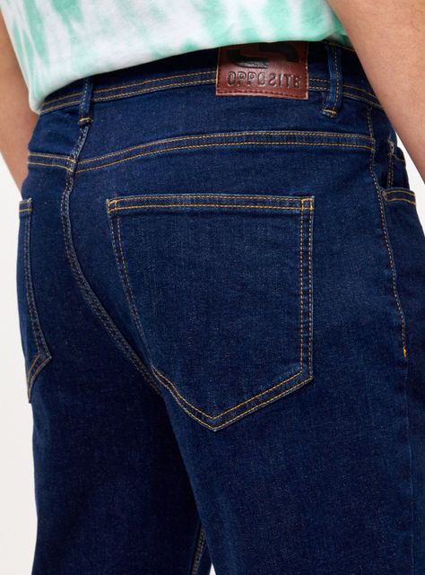Jeans Casual Azul Oscuro Skinny Fit-3