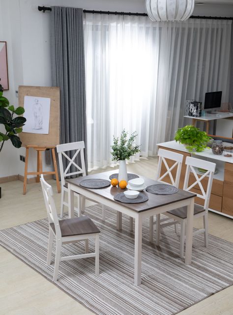 Juego de Comedor Romance + 4 Sillas Attimo-5