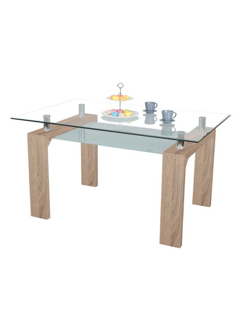 Juego de Comedor Vidrio Natural + 6 Sillas Attimo Attimo-3