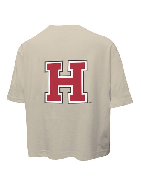 Crop Top Harvard Preppy Style-1