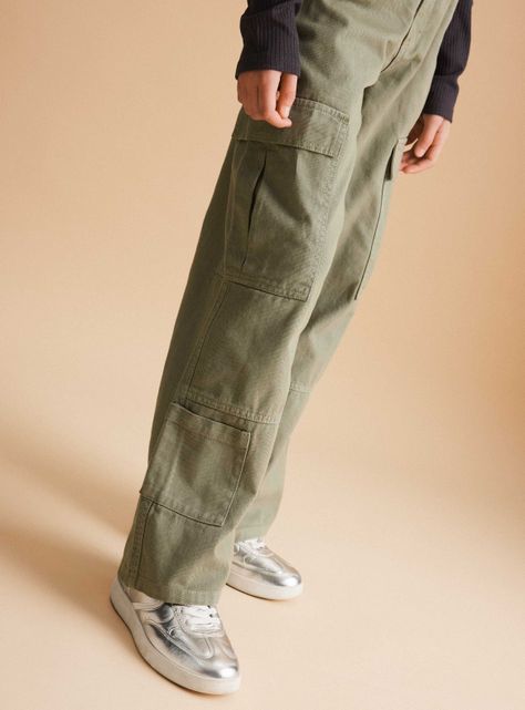 Pantalón Bolsillos Cargo-1