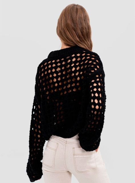 Sweater Mesh Back-1