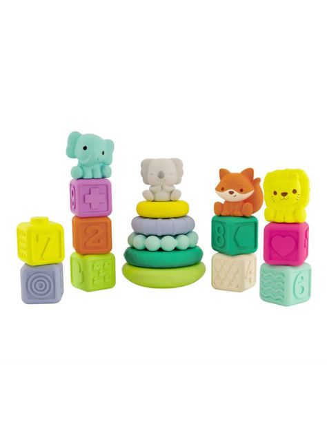 Set de Bloques Estimulacion Bebe Activity Play Infantino-0