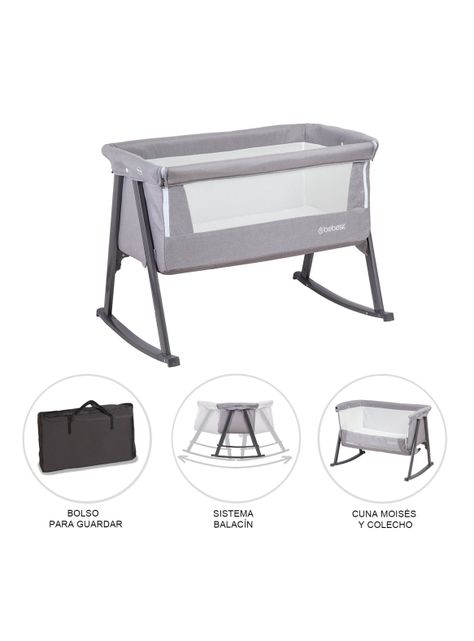 Cuna Moises Gris Bebesit-5