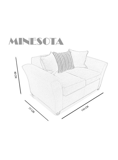 Sofá 2 Cuerpos Minesota-1